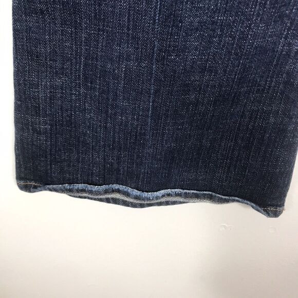 Old Navy Jeans The‎ Flirt Mid Rise Flare Stretch Denim Womens Size 14 Dark Wash - Picture 7 of 12
